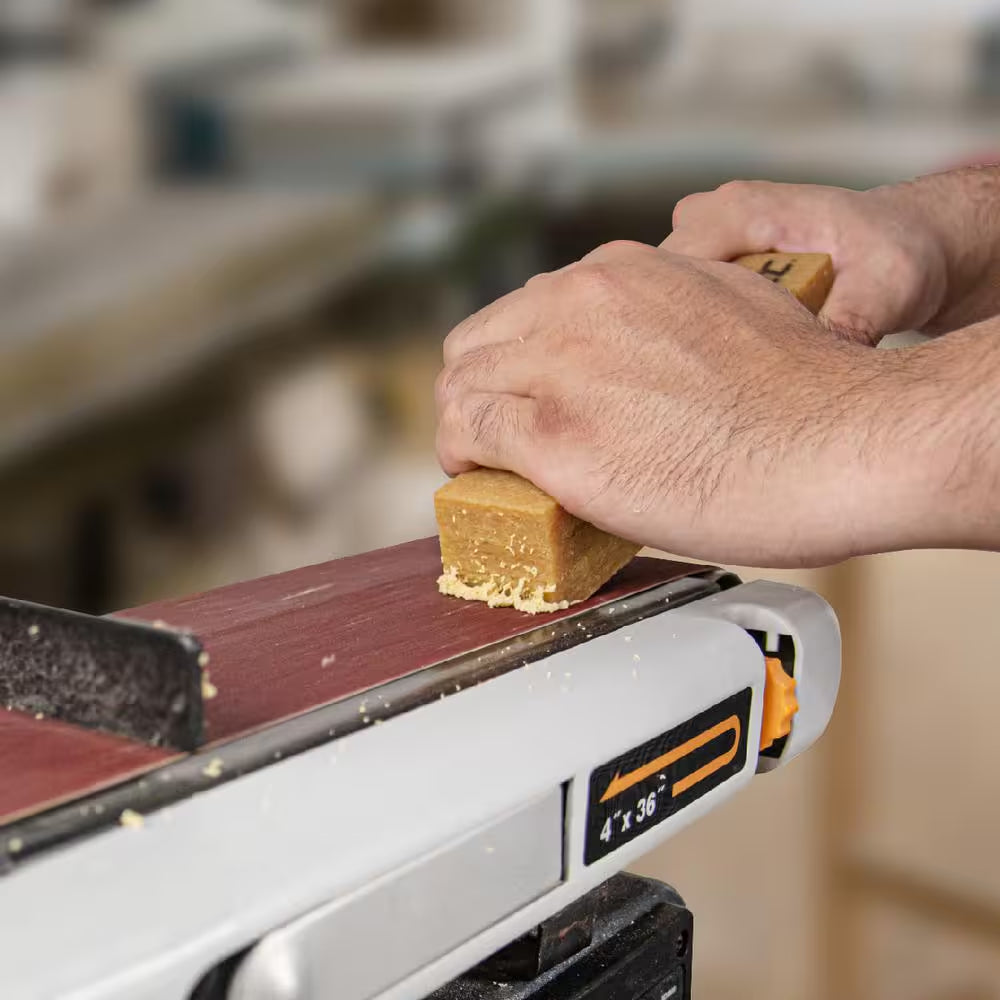 12 In. Abrasive Sandpaper Cleaning Stick for Sanding Belts & Discs : Natural Woodworking Rubber Eraser Block