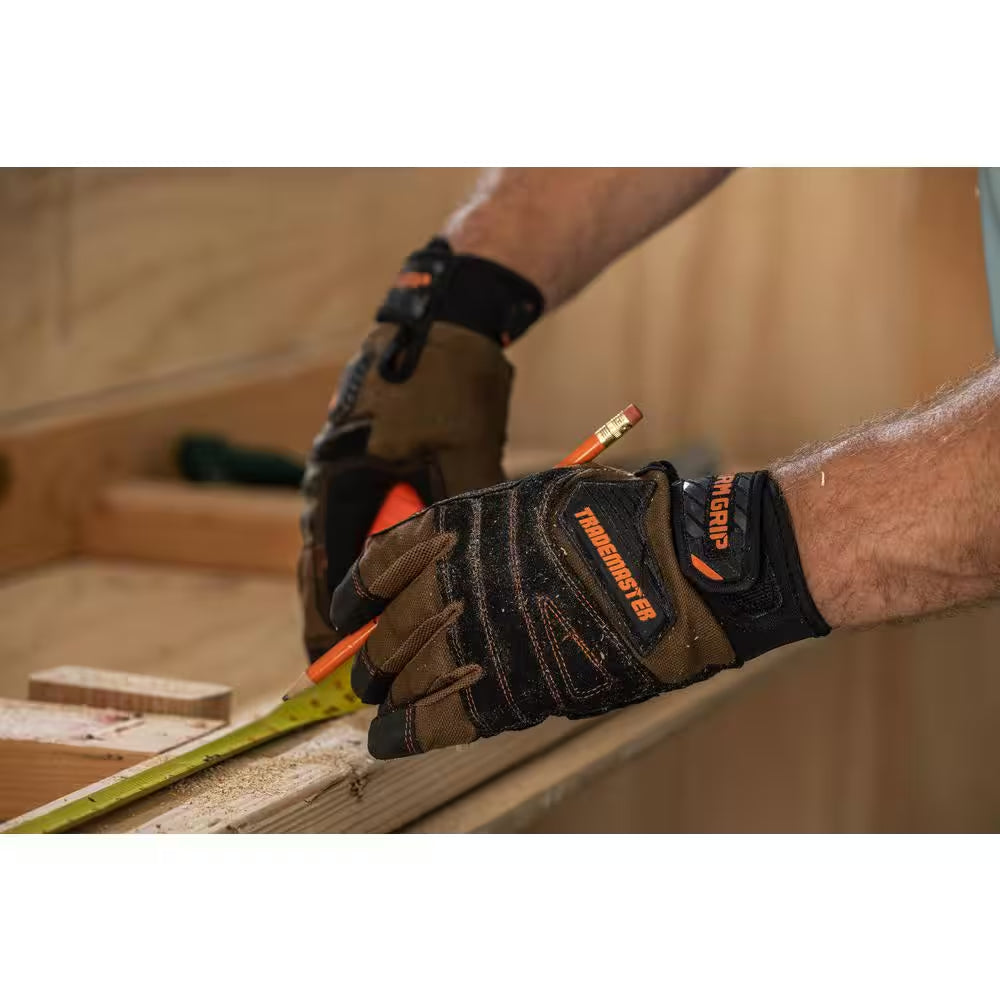 Trade Master Large Tan Duck Canvas Glove