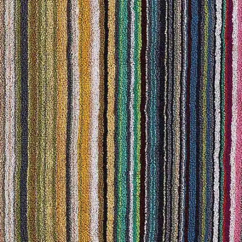 Rhythm Multicolored Striped Cotton Single Hand Towel