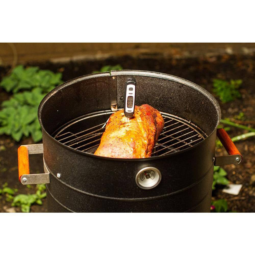 2-In-1 Charcoal Water Smoker Grill
