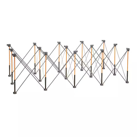30 In. X 48 In. X 96 In. Steel Centipede Work Support Sawhorse with Accessories