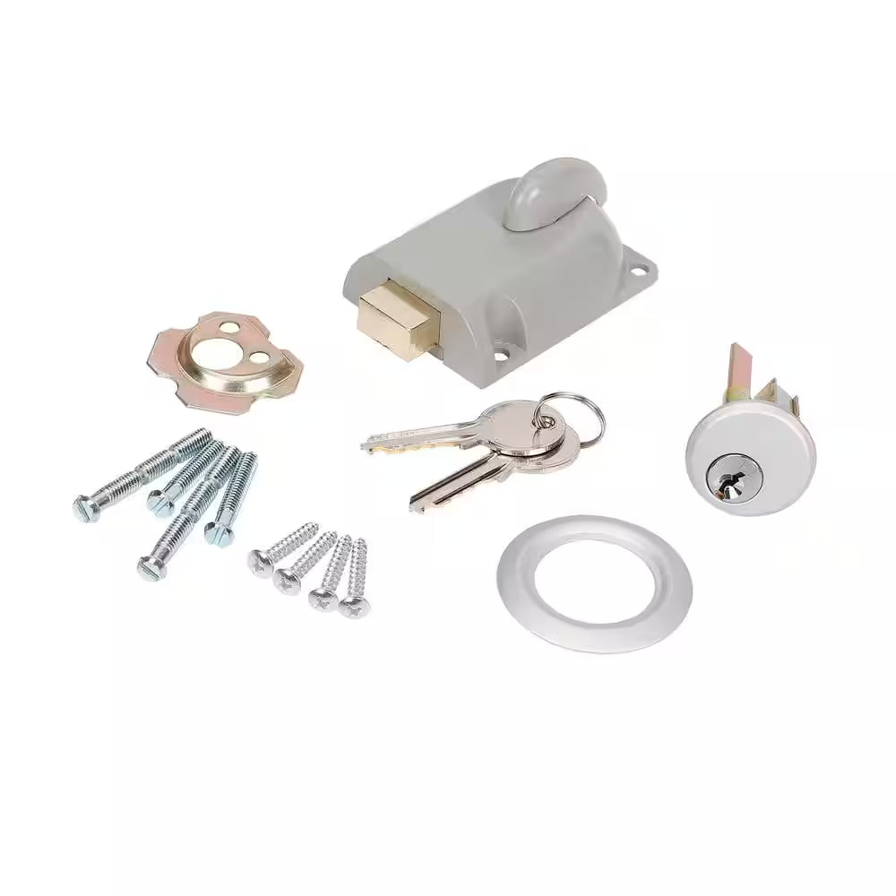 Garage Door Dead-Bolt Lock with Cylinder