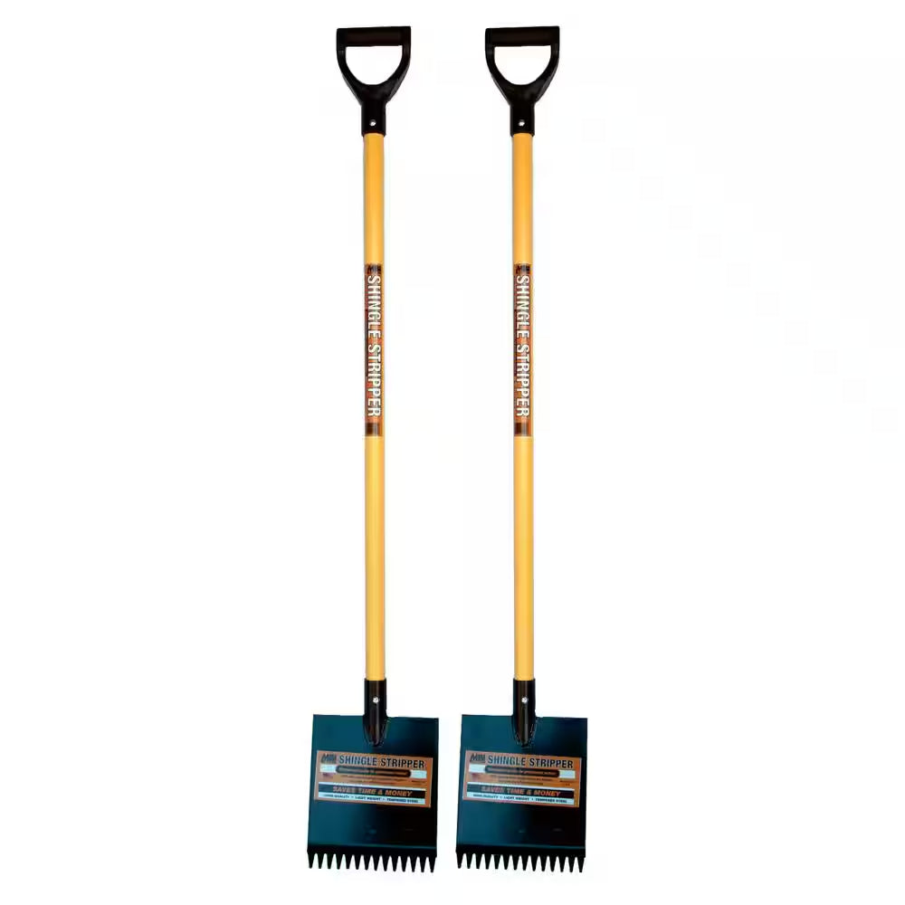 46 In. Fiberglass Shingle Stripper Roof Shovel (2-Pack)