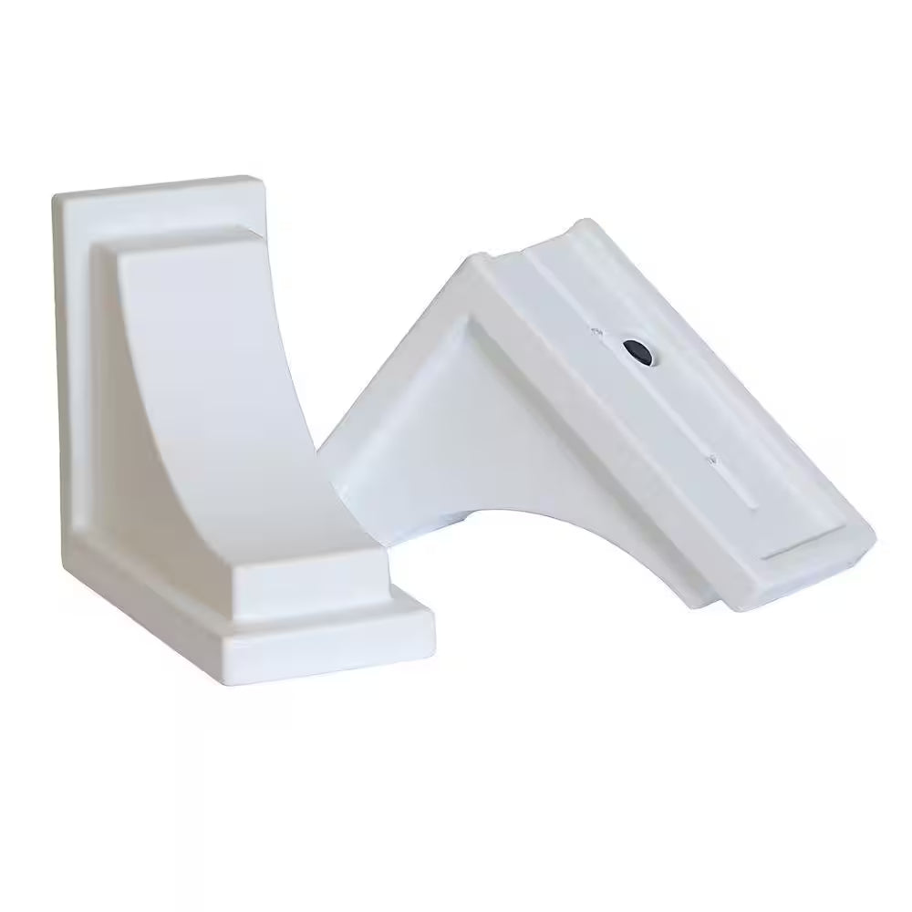 Nantucket White Polyethylene Decorative Corbel