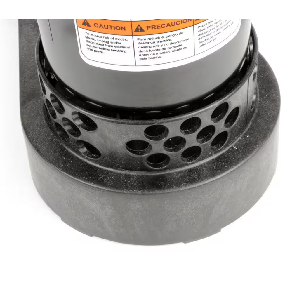 1/3 HP Aluminum Submersible Sump Pump Vertical Switch