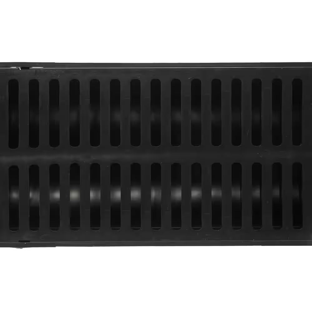 Compact Series Slim Drainage Pit/Catch Basin for 3.2 In. Modular Trench/Channel Drain Systems with Multi Pipe Adapter