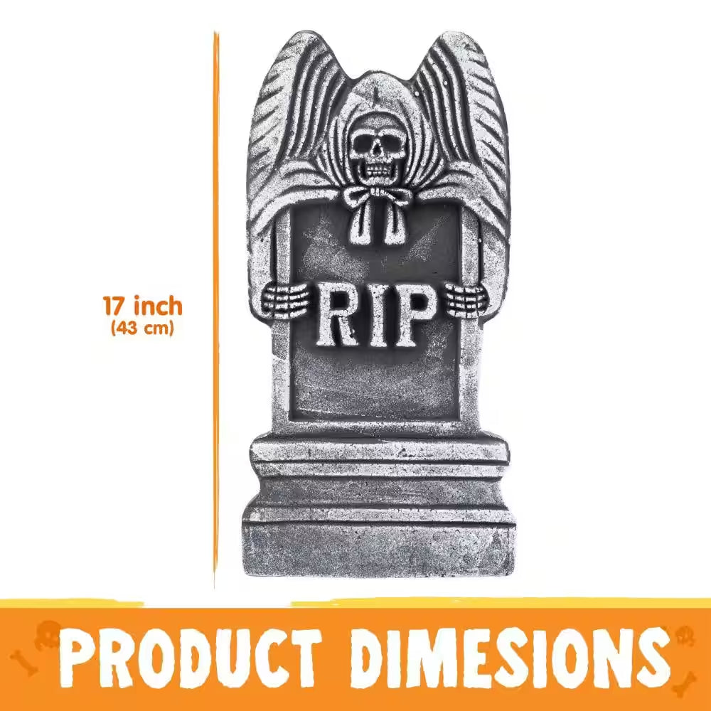 17” Halloween Foam RIP Graveyard Tombstones