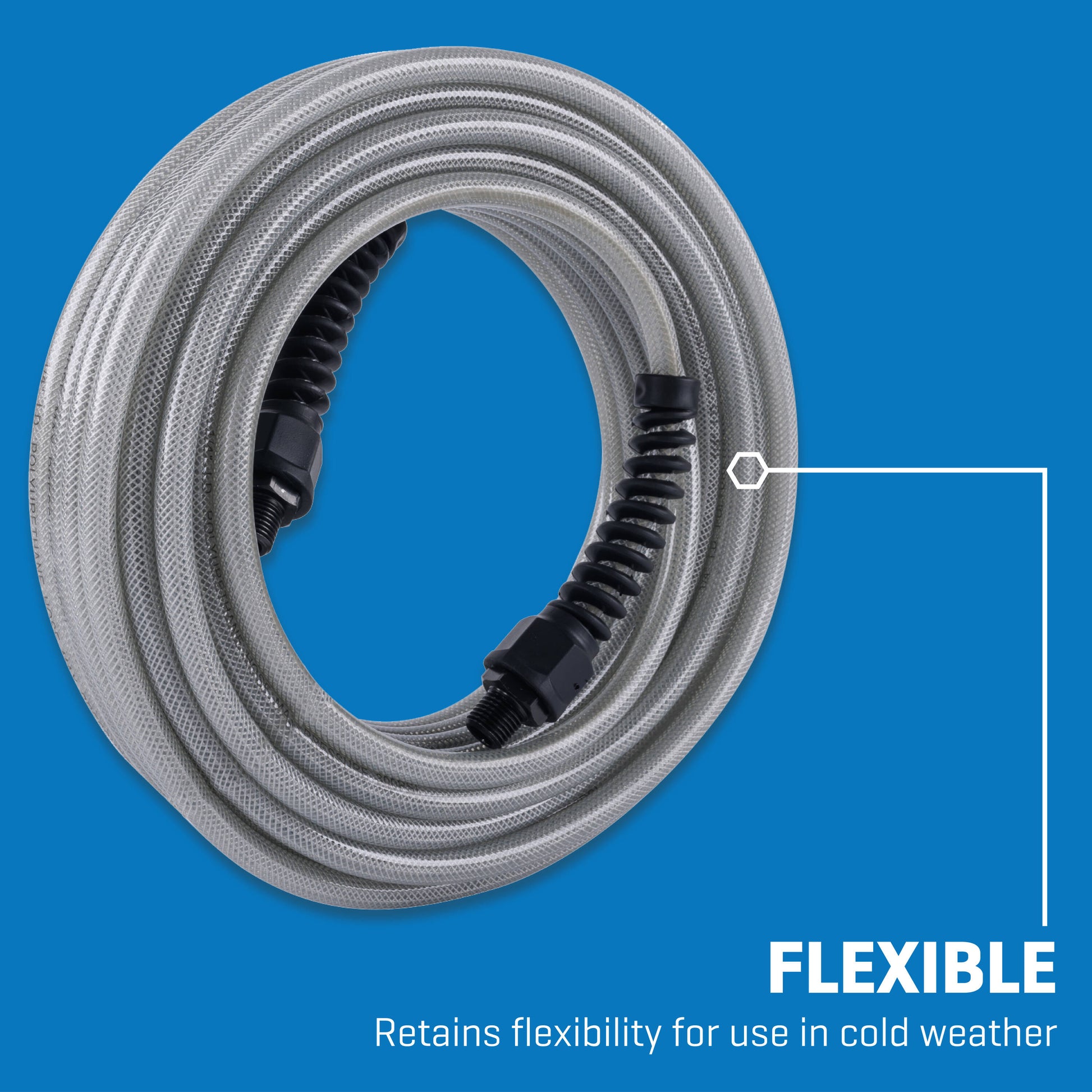 1/4-In X 50-Ft Field Repairable Polyurethane Air Hose