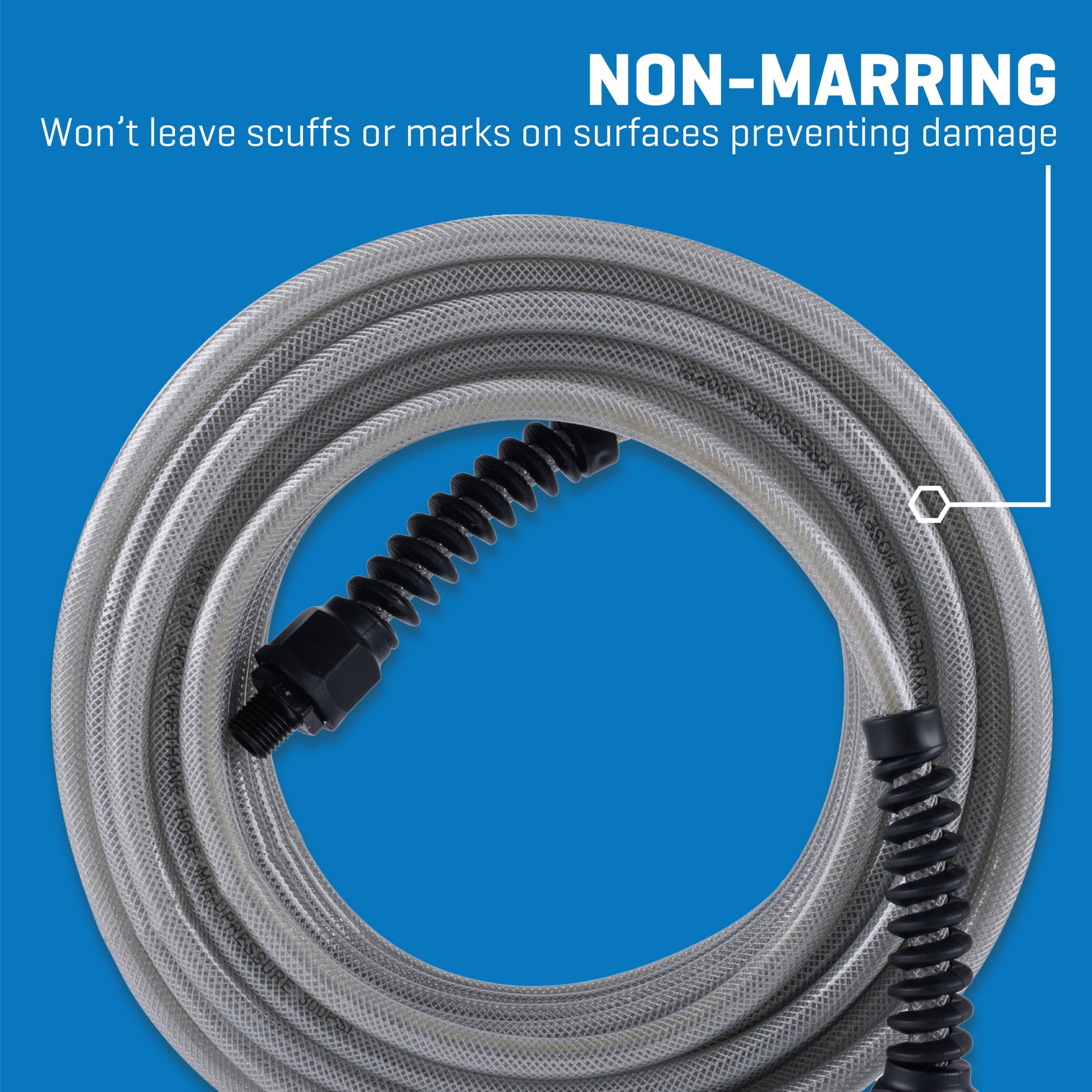 1/4-In X 50-Ft Field Repairable Polyurethane Air Hose
