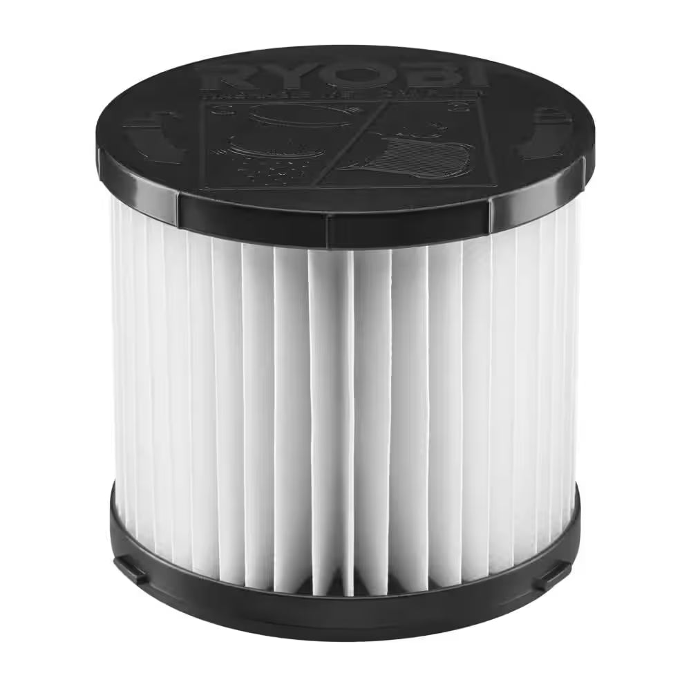 Replacement Filter for 1 and 3 Gallon Wet/Dry Vacuums - Compatible with Models PCL733 and PCL734