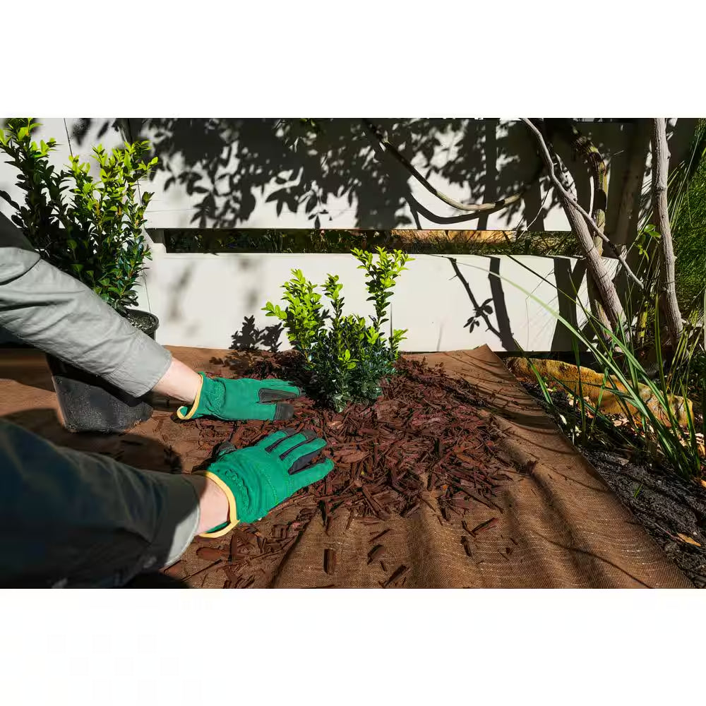4 Ft. X 100 Ft. Heavy-Duty Matrix Grid Weed Control Landscape Fabric in Dual Color