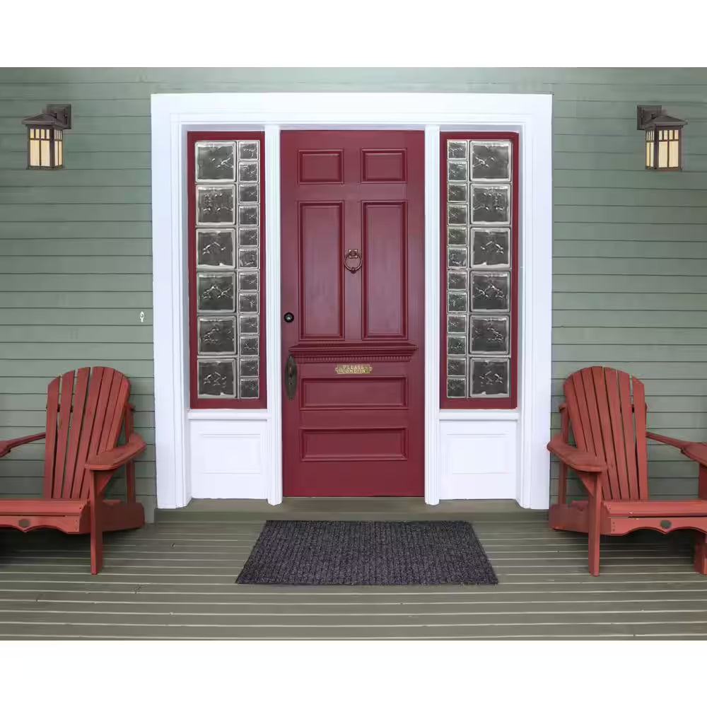 Nubio 4 In. Thick Series 12 In. X 12 In. X 4 In. (3-Pack) Wave Pattern Glass Block (Actual 11.75 X 11.75 X 3.88 In.)