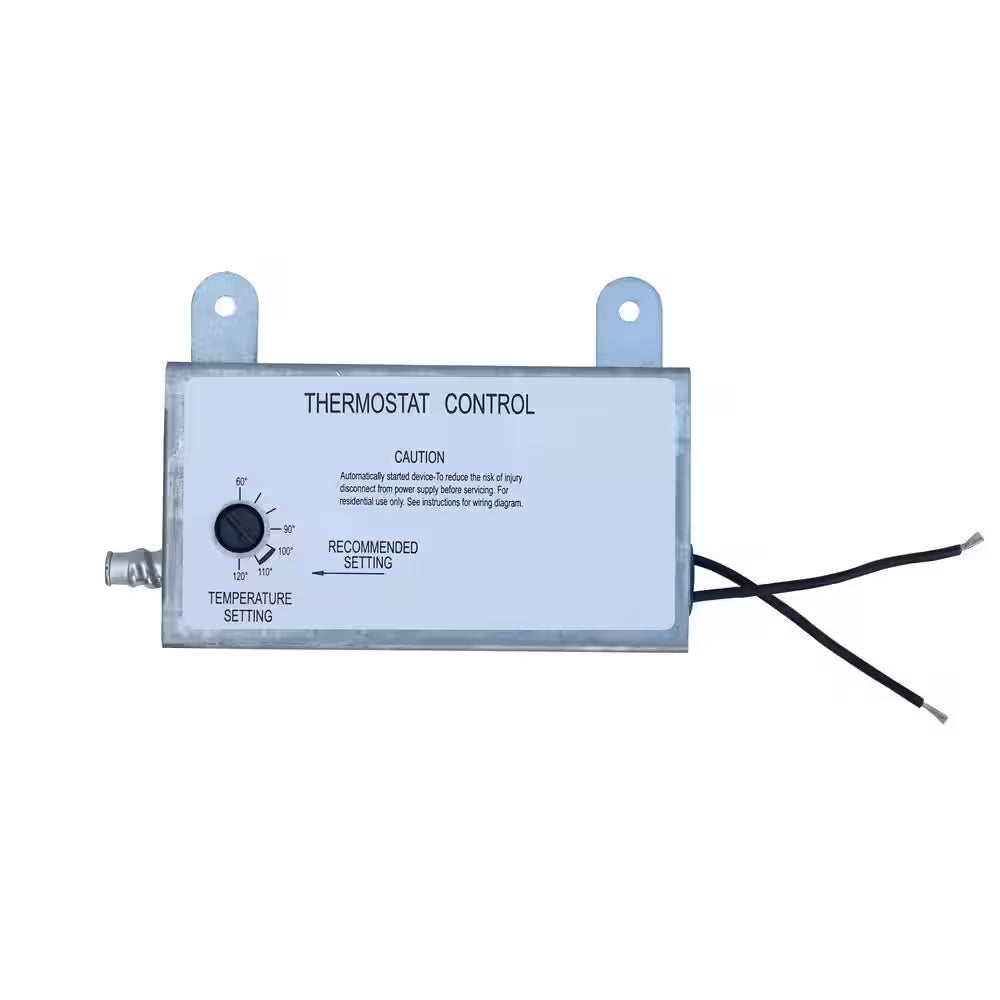 10 Amp Exhaust Fan Thermostat Control, Silver