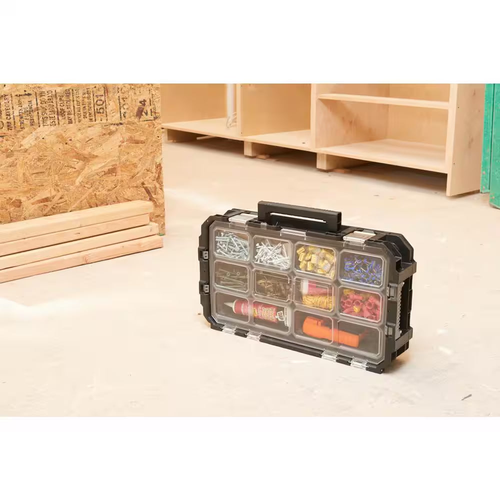 Connect Stackable Parts Connect Stackable Portable Heavy Duty Lightweight 10-Compartment Small ...