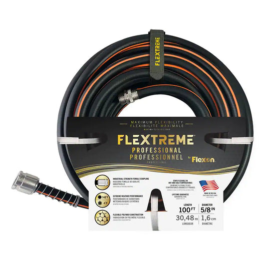 Flextreme Pro 5/8 In. X 100 Ft. Performance Rubber Garden Hose