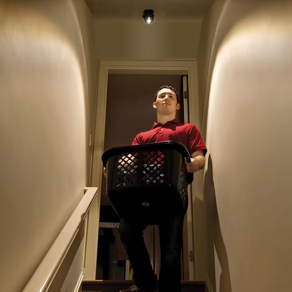 Wireless Motion Activated Integrated LED Mini Spotlight, Brown