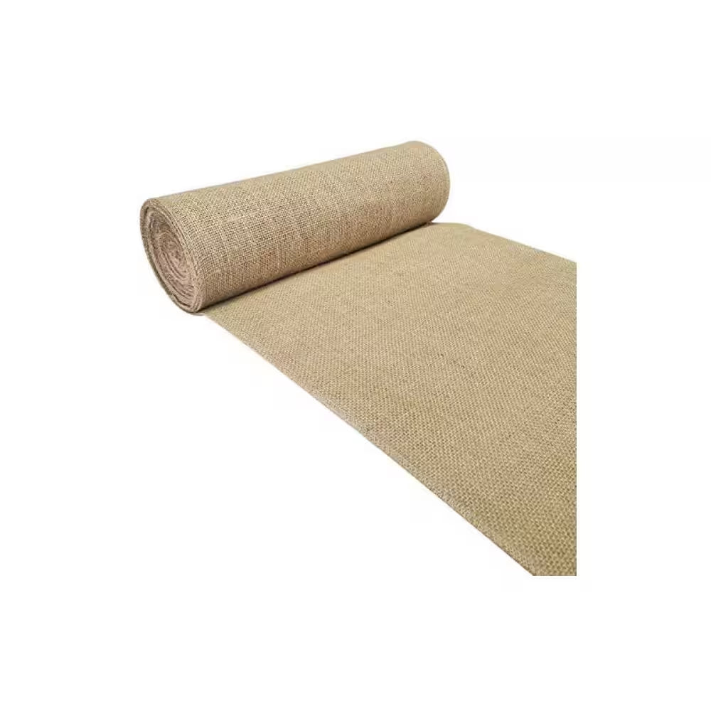 63 In. X 25 Ft. Gardening Burlap Roll - Natural Burlap Fabric for Weed Barrier, Tree Wrap Burlap, Rustic Party Decor