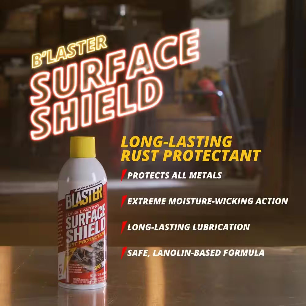 12 Oz. Long-Lasting Surface Shield Rust and Corrosion Protectant, Lubricant Spray (Pack of 6)