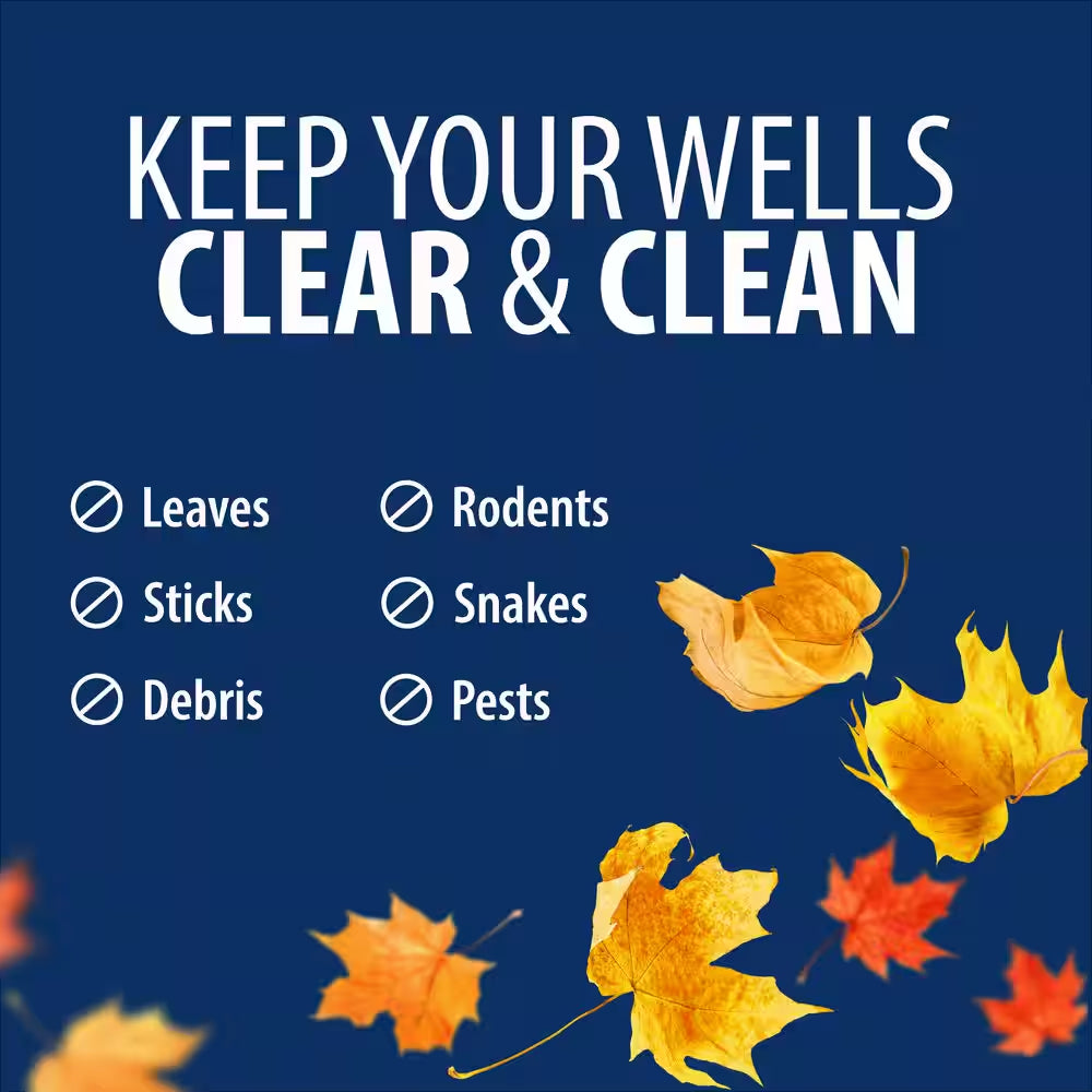 39 In. W X 17 In. D X 15 In. H Economy round Bubble Window Well Cover