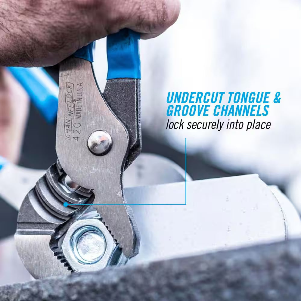 9.5 In. and 6.5 In. Tongue and Groove Pliers Set
