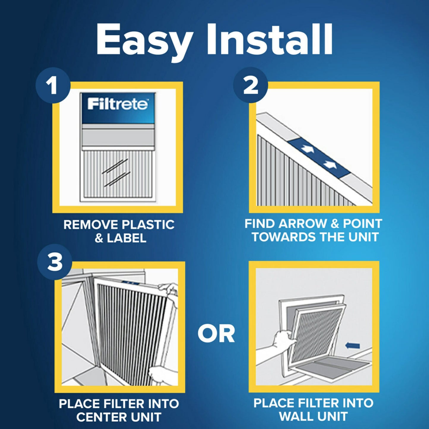 16 X 25 X 1 MERV 11 1085 MPR Allergen Defense Extra Electrostatic Pleated Air Filter 4 -Pack