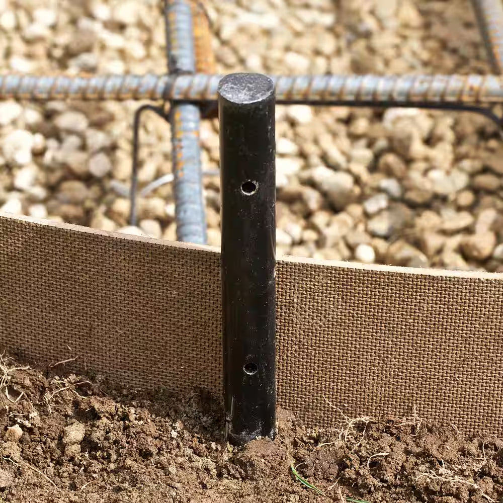 24 In. round Steel Stake with Holes (20-Pack)