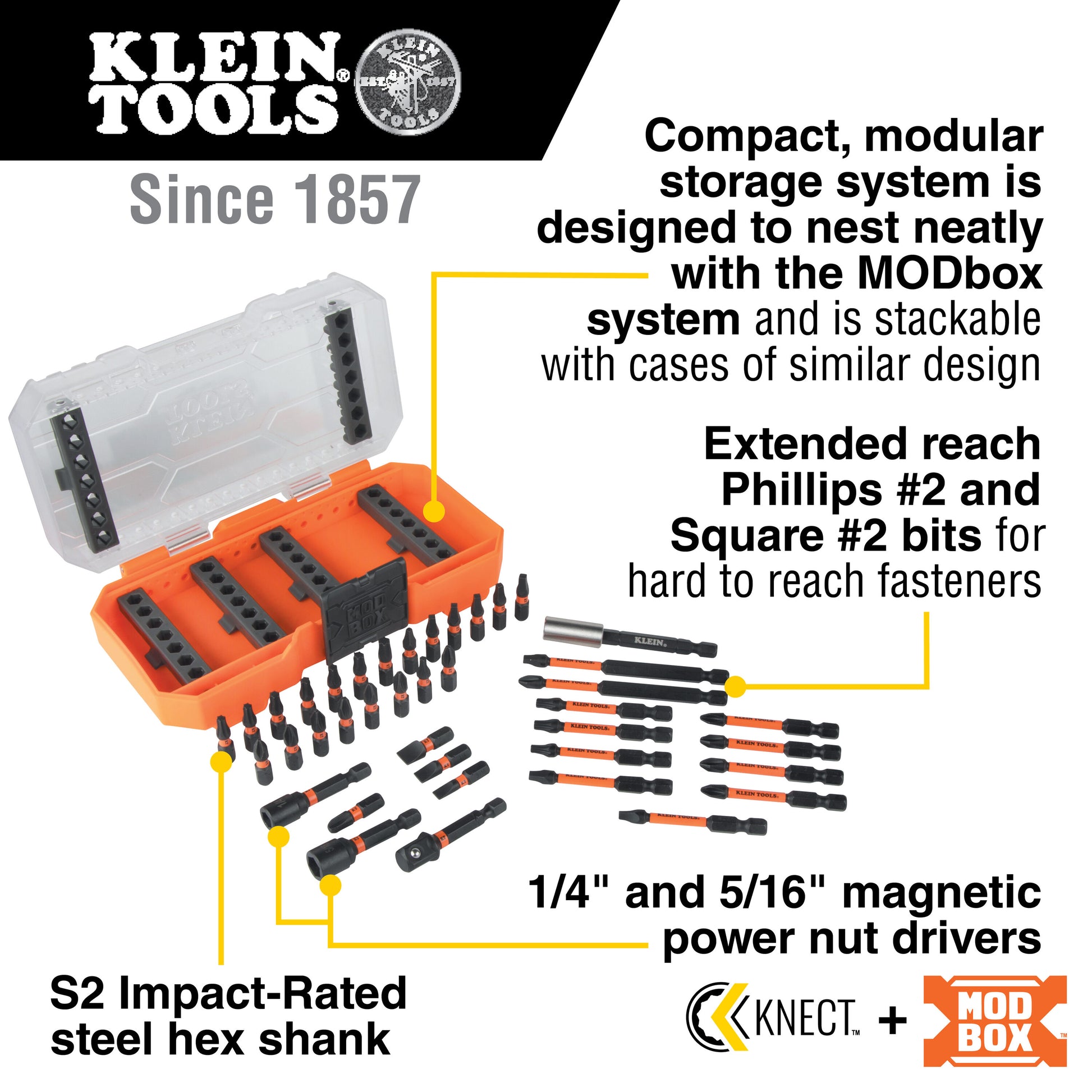 Proflex Impact Driver Bit Set, 40-Piece