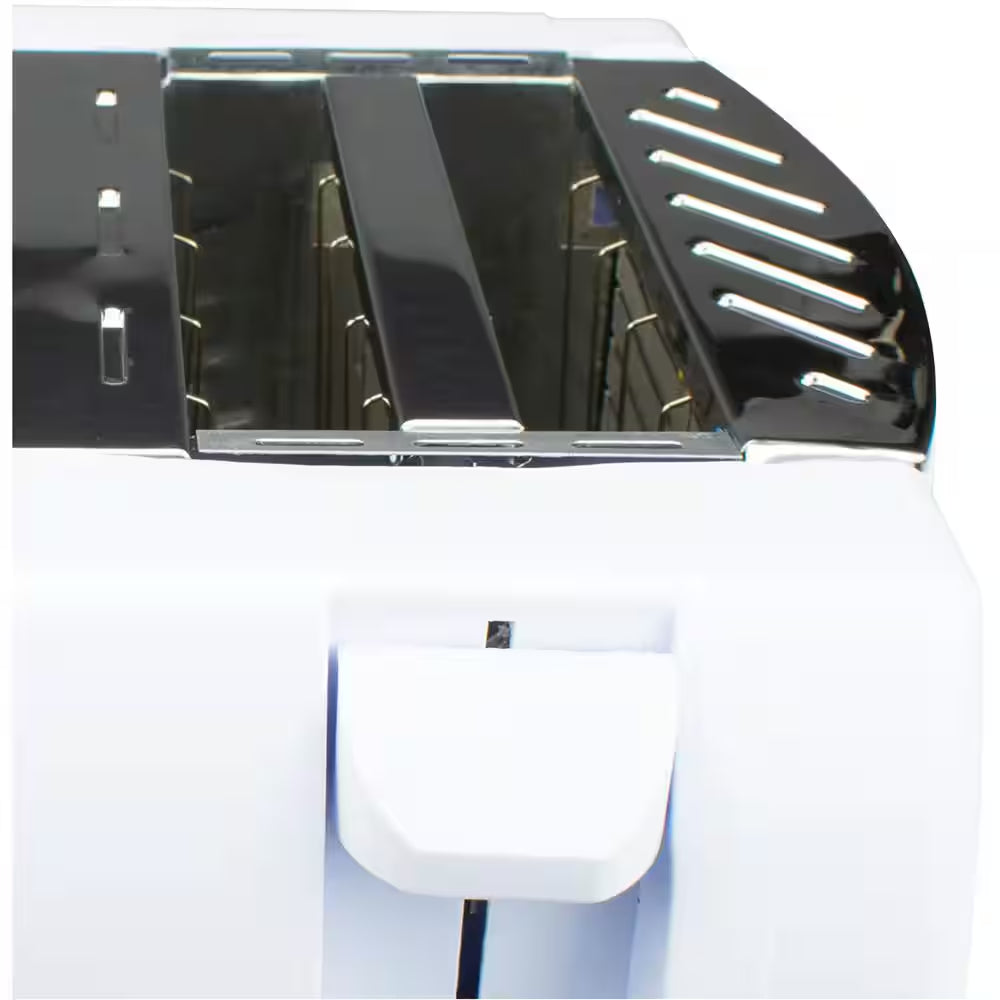 4-Slice White Toaster with Cool-Touch Exterior