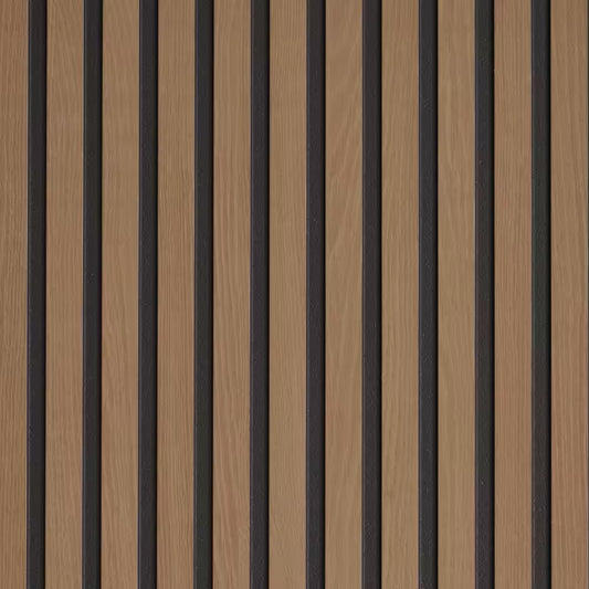 5/16" X 48" X 96" Natural Oak Decorative Slat Wall Panel