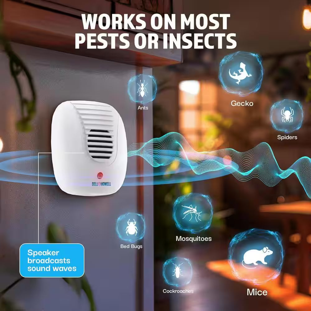 Classic Ultrasonic Electronic Indoor Pest Repeller (4-Pack)