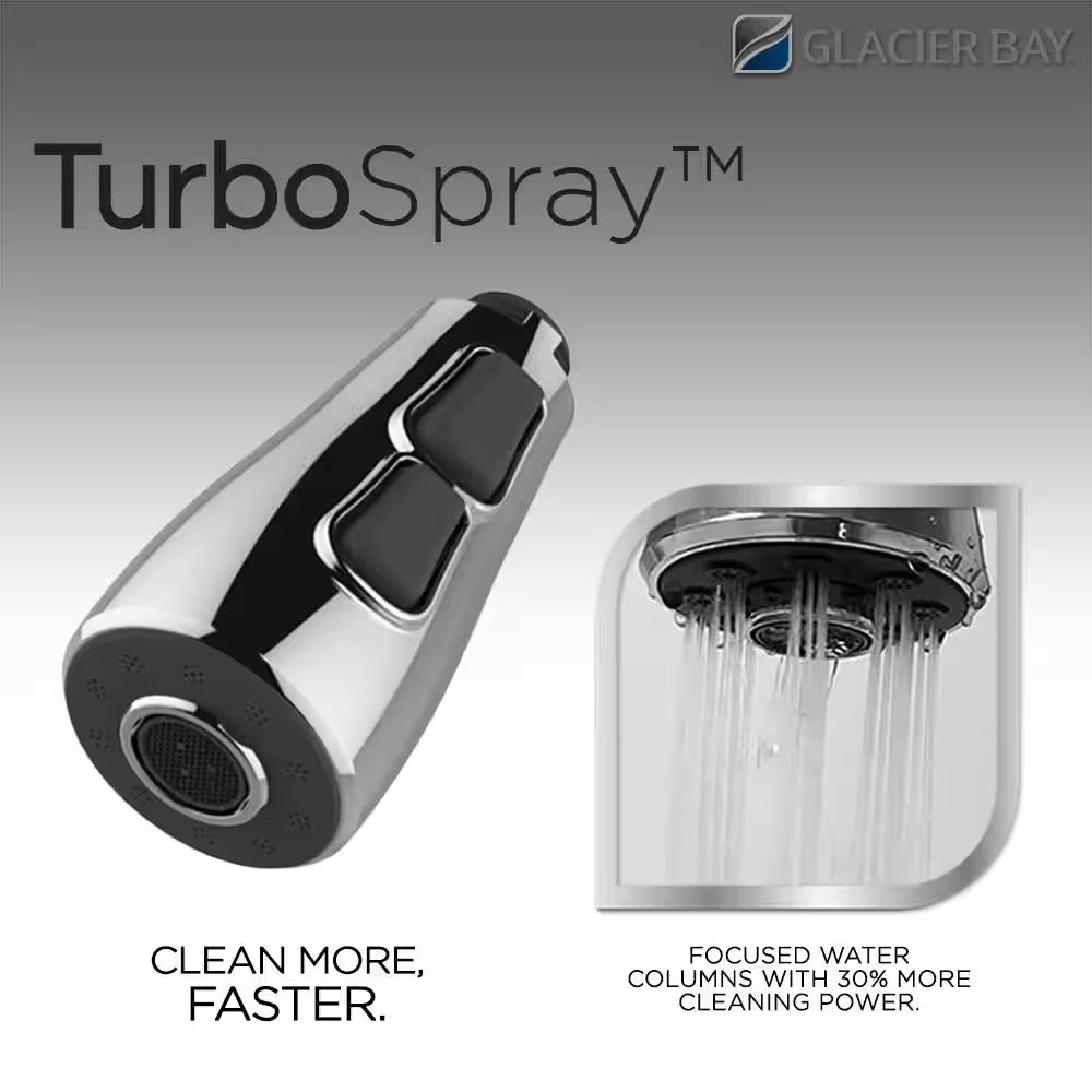 Pavilion Pull-Down Sprayer Kit in Chrome