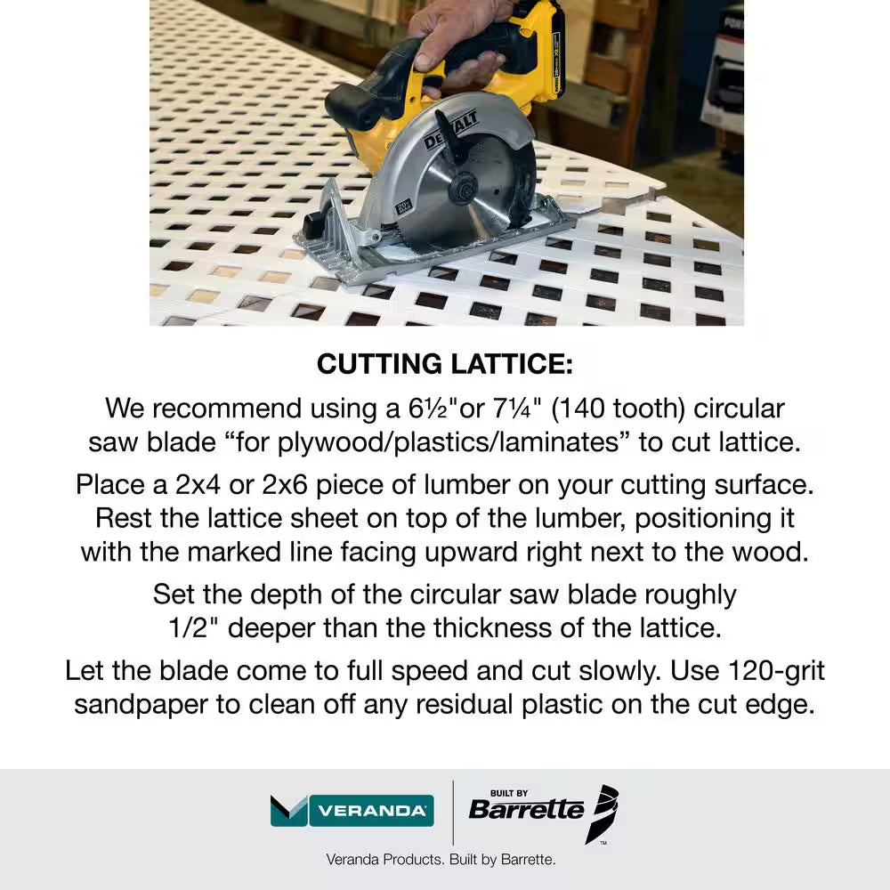 4 Ft. Woodland Green Vinyl Lattice Divider (2-Pack)