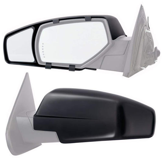 Clip-On Towing Mirror Set for 2014 - 2018 Chevrolet Silverado/Gmc Sierra