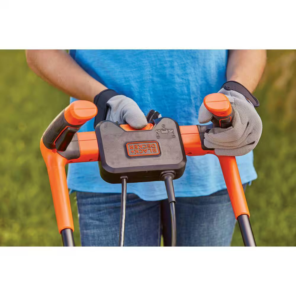 17 In. 12 AMP Corded Electric Walk behind Push Lawn Mower