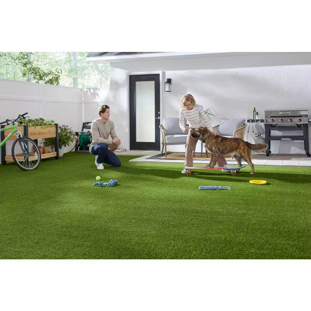 Premium Pet Turf 3.75 Ft. X 9 Ft. Green Artificial Grass Rug