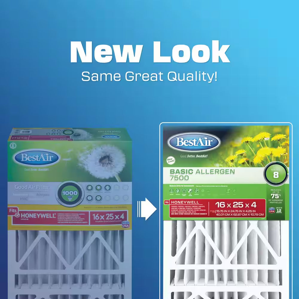 16 X 25 X 4 Honeywell FPR 4 Air Cleaner Filter