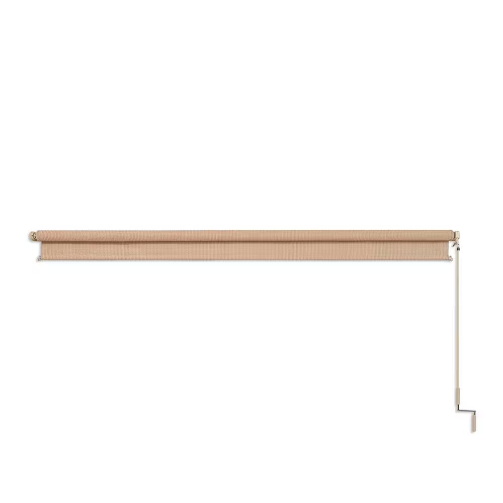 Southern Sunset Cordless UV Blocking Fade Resistant Fabric Exterior Roller Shade 96 In. W X 72 In. L