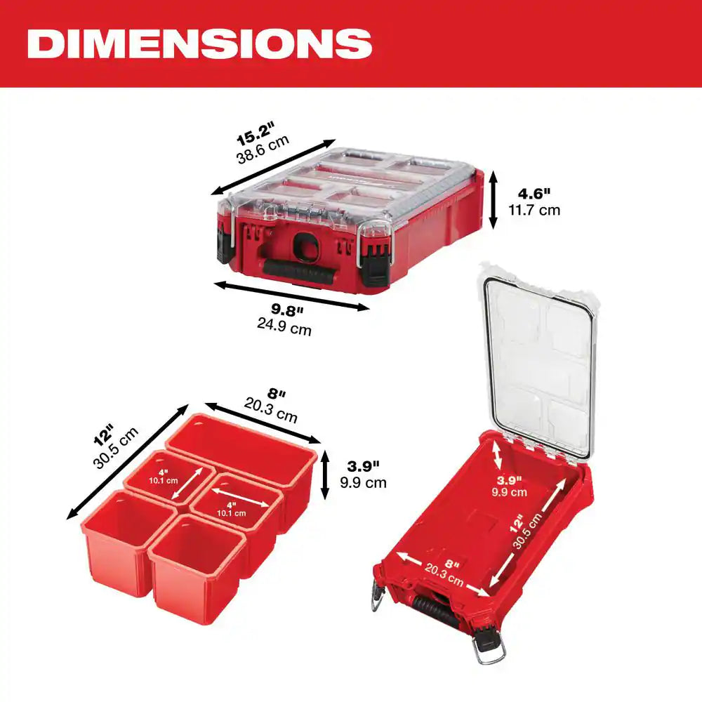 PACKOUT 5-Compartments Small Parts Organizer