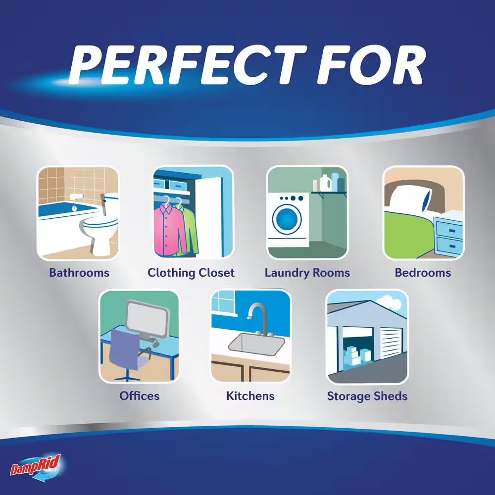 11 Oz. Fresh Scent Refillable Moisture Absorber (4-Pack)