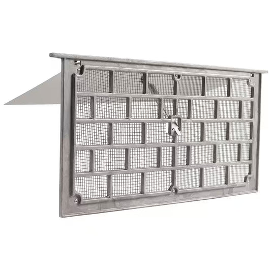 Grill Style 16 In. X 8 In. Mill Aluminum Foundation Vent