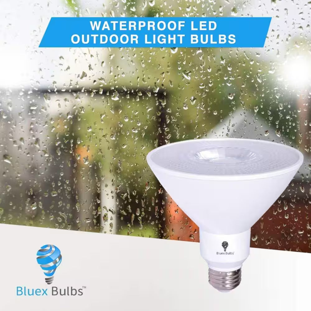 170-Watt Equivalent PAR38 Bright White (3000K) Flood Indoor/Outdoor LED Light Bulb (6-Pack)