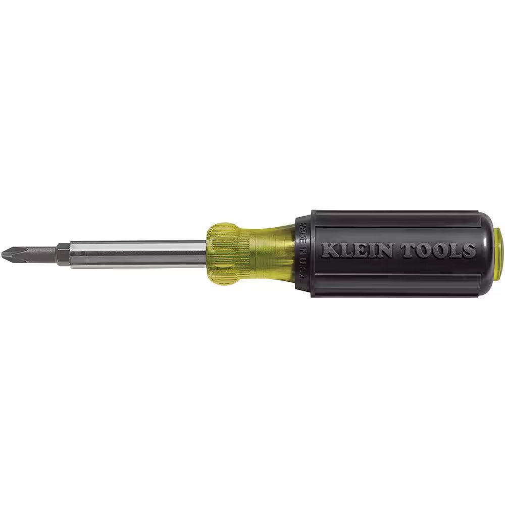 5-In-1 Screwdriver/Nut Driver- Cushion Grip Handle