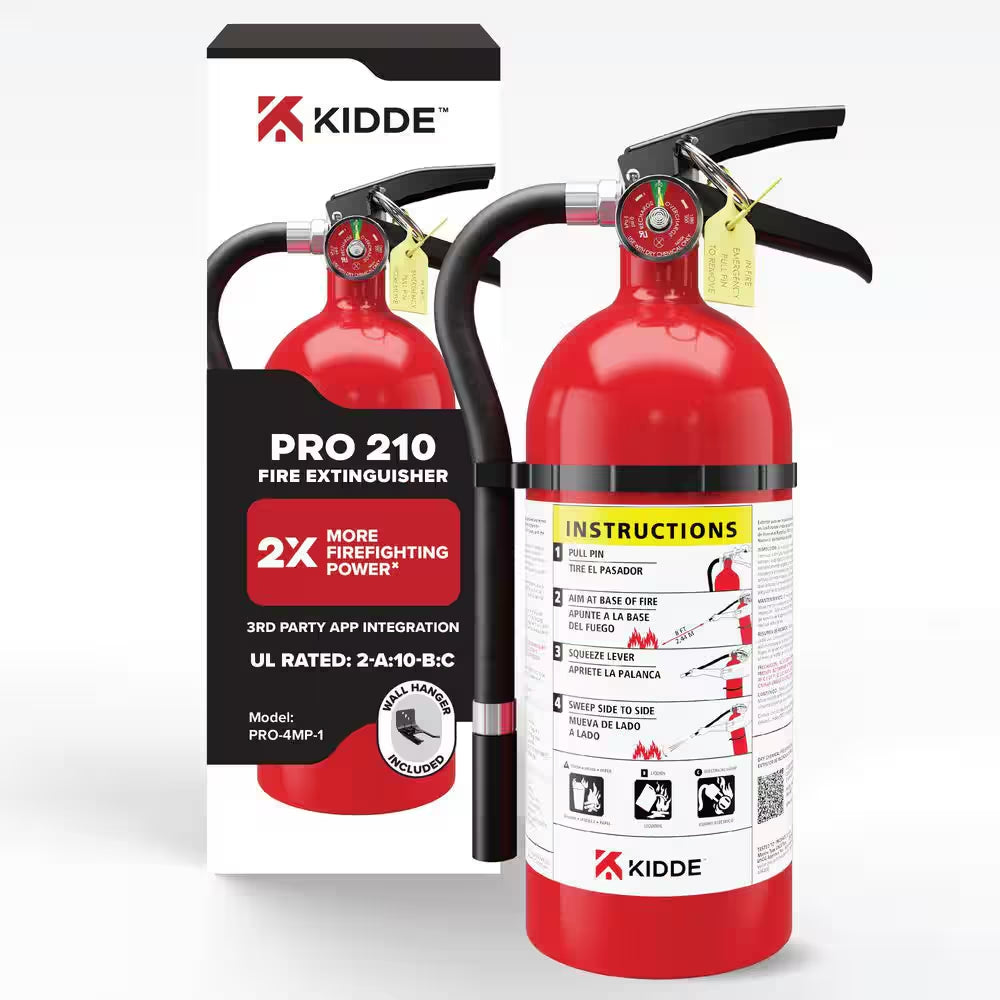 Pro 210 Rechargeable 2-A:10-B:C Class ABC 4 Lb. Fire Extinguisher 21030918