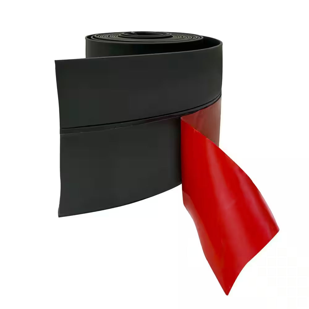 3 1/8 In. X 20 Ft. Self-Stick Garage Door Sweep Black