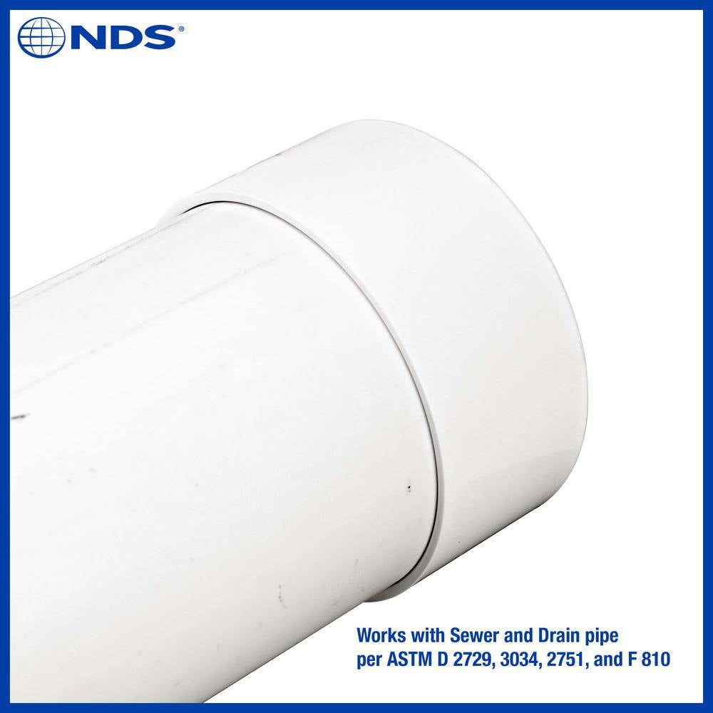 PVC S&D Cap, 6 In.