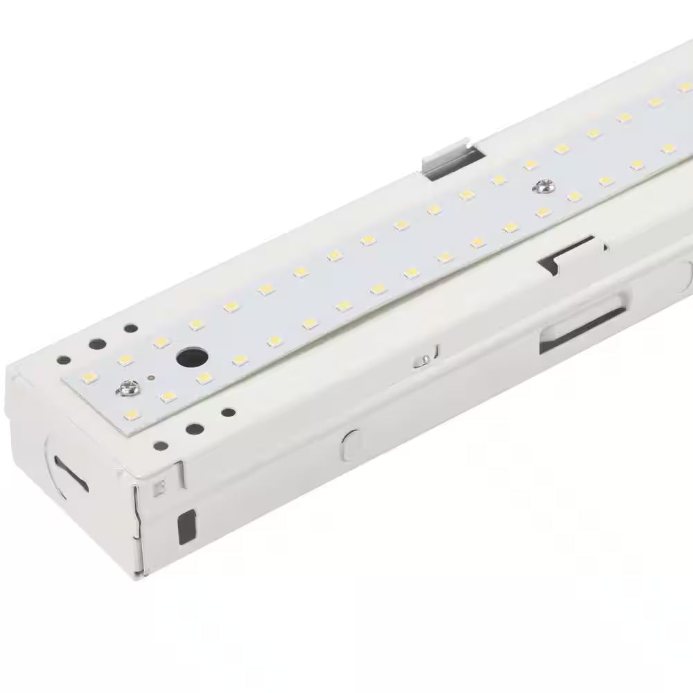 8 Ft. Linear White Integrated LED Strip Light with 9500 Lumens, 4000K, Dimmable, UNV Voltage