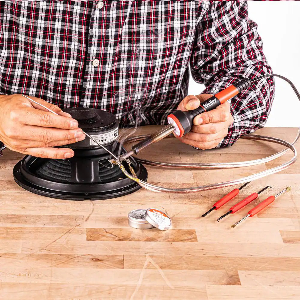 60-Watt/120-Volt Corded Soldering Iron Kit with LED Halo Ring