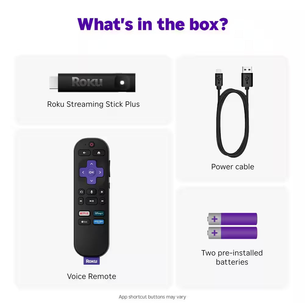 Streaming Stick plus 2025-4K and HDR  Streaming Device for TV with Voice Remote