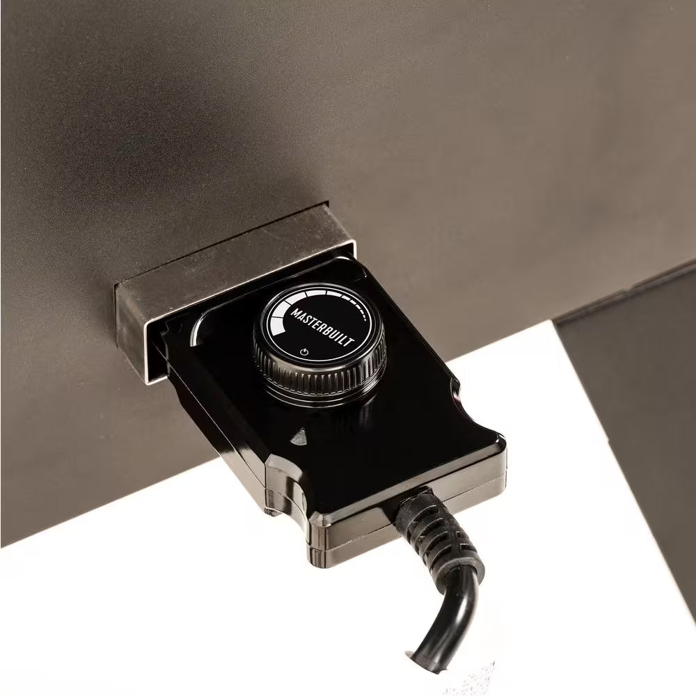 30 In. Analog Electric Smoker in Black with 3 Racks