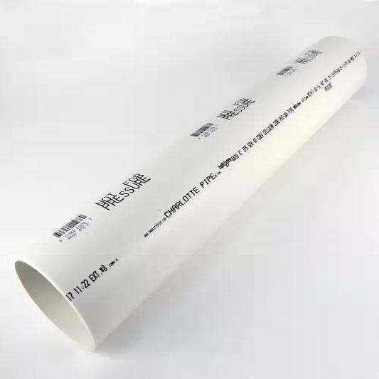 4 In. X 2 Ft. PVC Schedule 40 DWV Foam Core Pipe